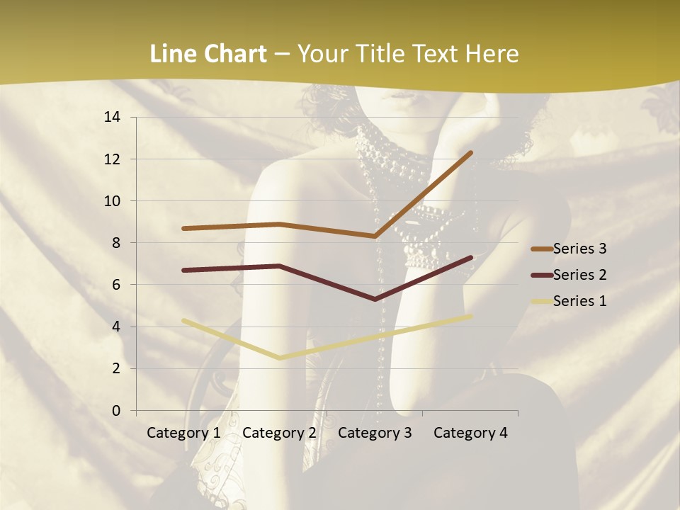 Lady Background Beautiful PowerPoint Template