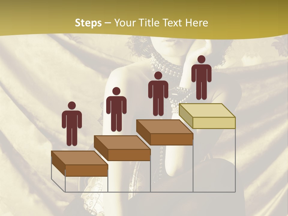 Lady Background Beautiful PowerPoint Template