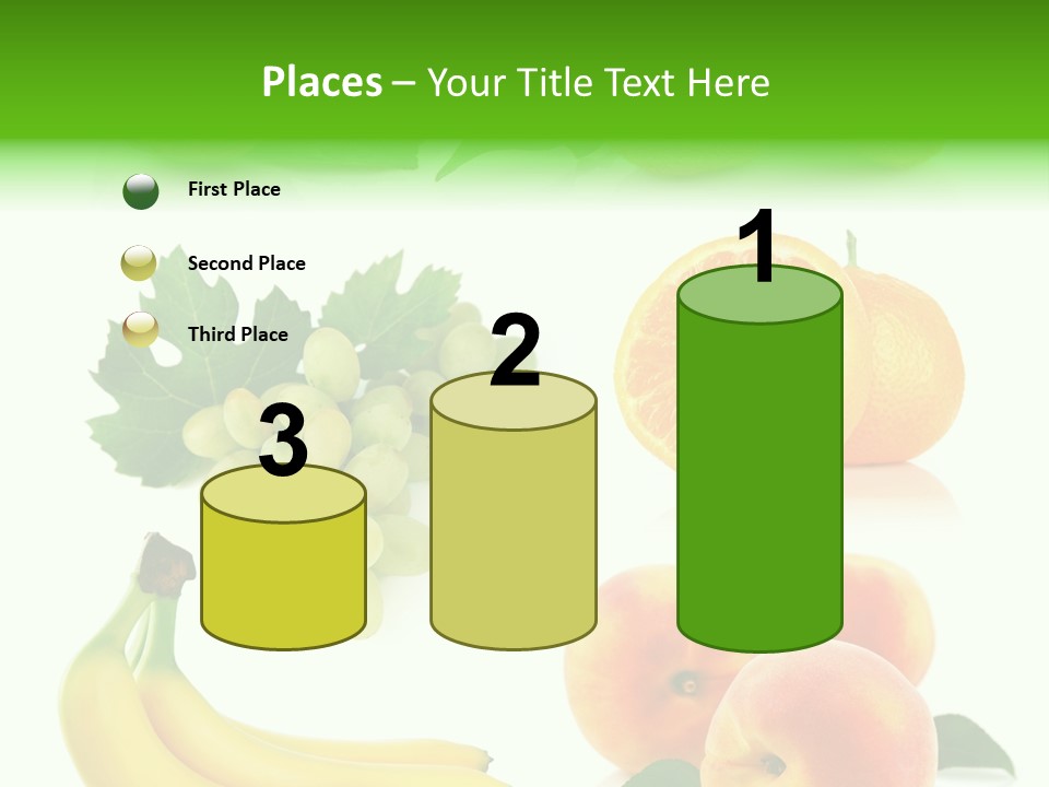 Cluster White Peach PowerPoint Template