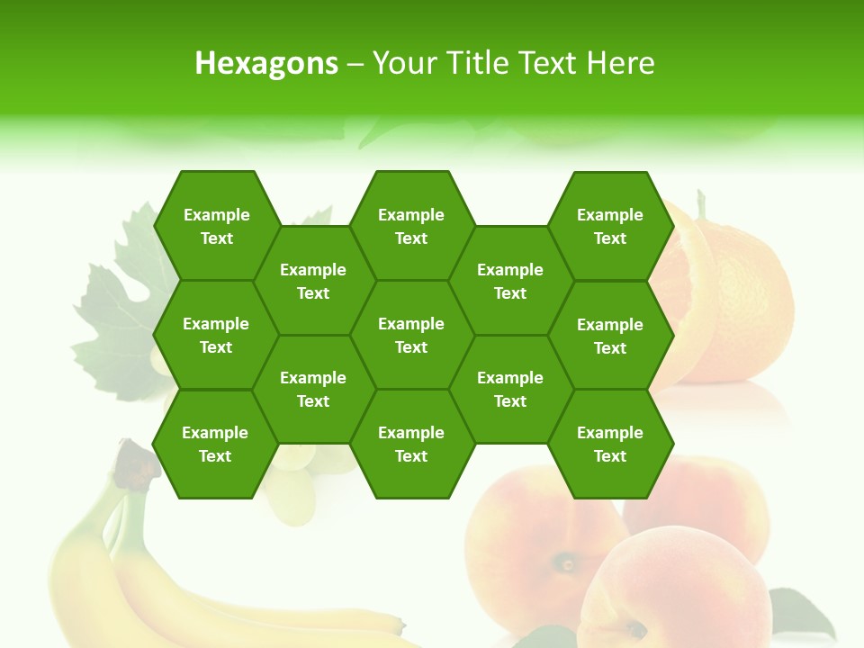 Cluster White Peach PowerPoint Template