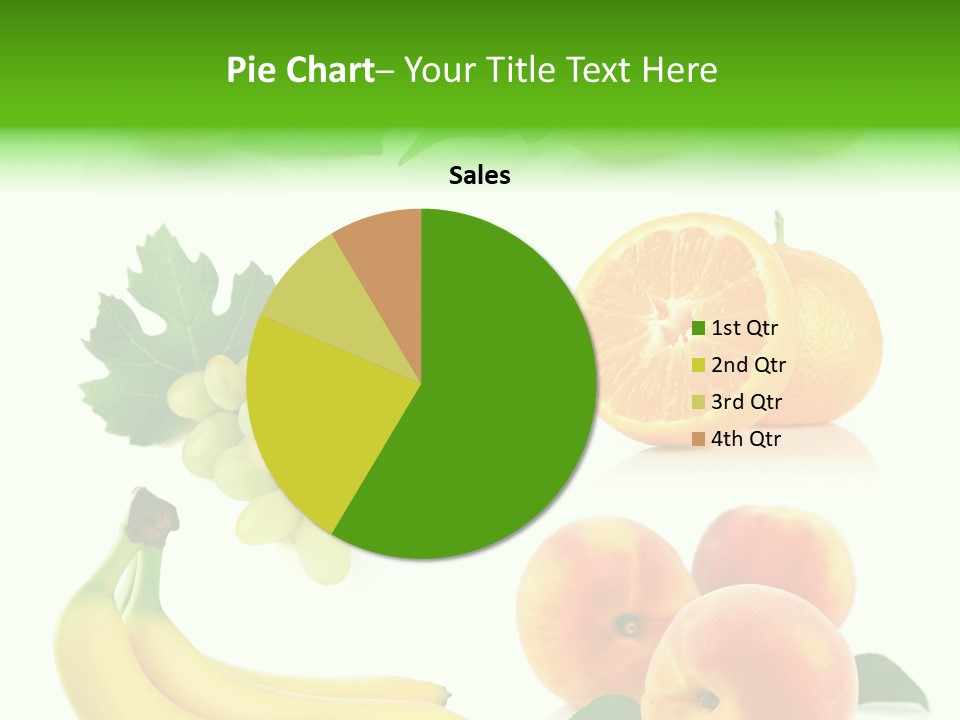 Cluster White Peach PowerPoint Template