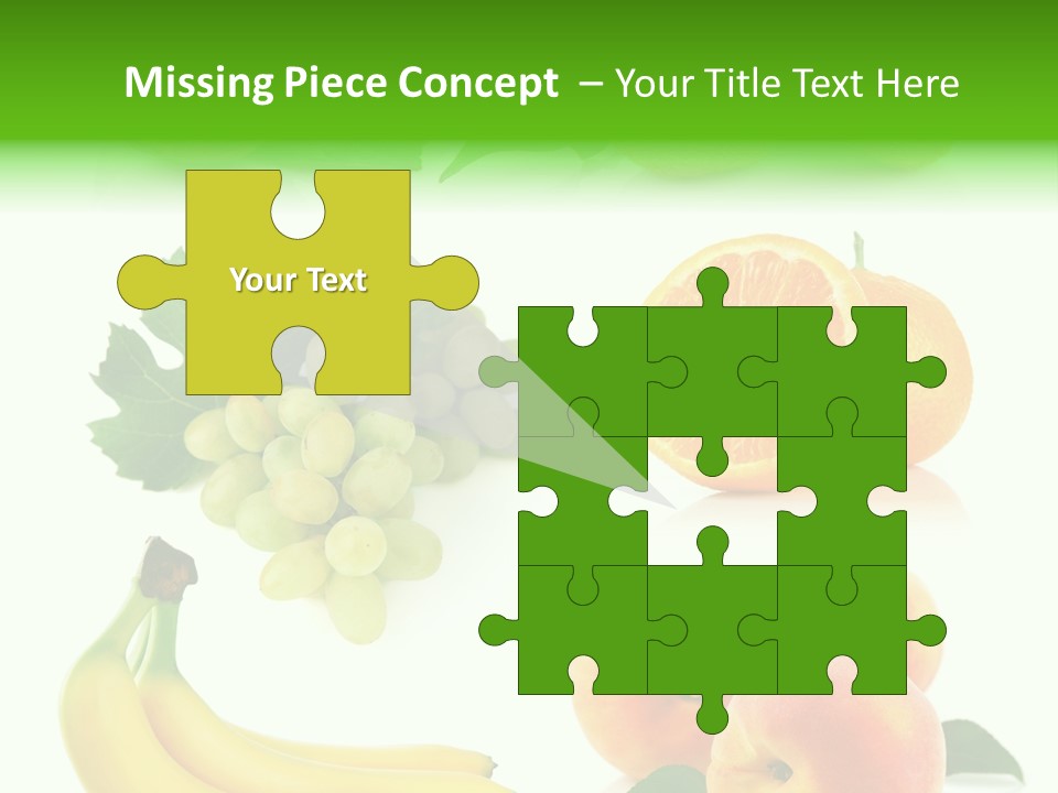 Cluster White Peach PowerPoint Template