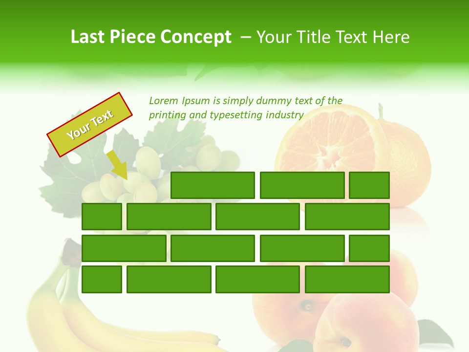 Cluster White Peach PowerPoint Template