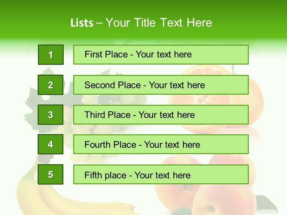Cluster White Peach PowerPoint Template