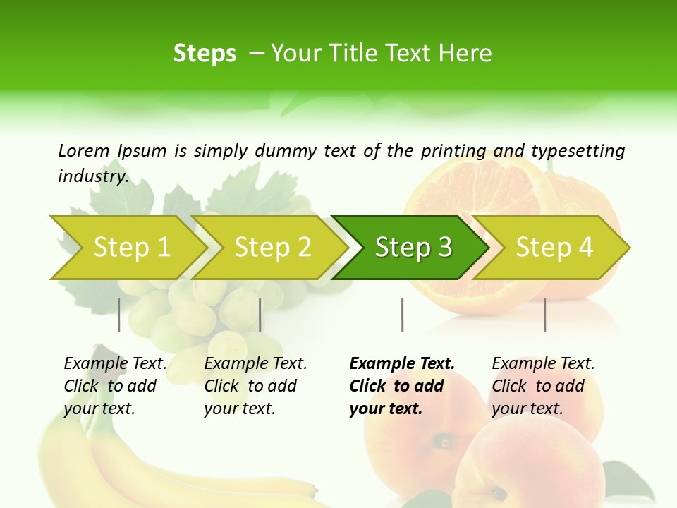 Cluster White Peach PowerPoint Template