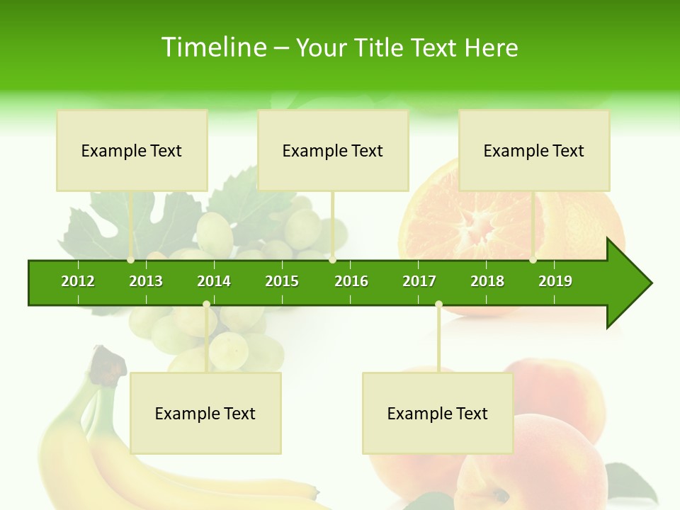 Cluster White Peach PowerPoint Template