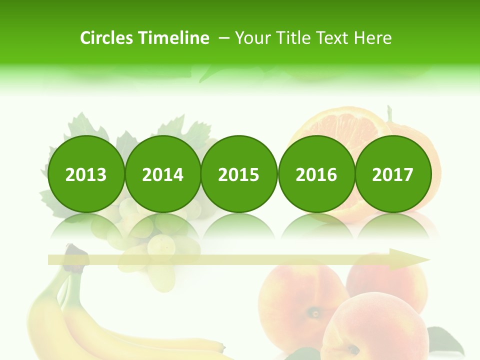 Cluster White Peach PowerPoint Template