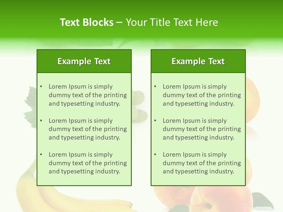 Cluster White Peach PowerPoint Template
