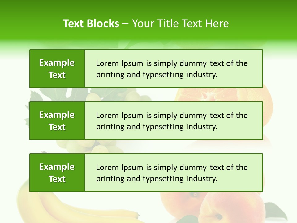 Cluster White Peach PowerPoint Template