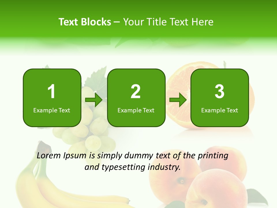 Cluster White Peach PowerPoint Template