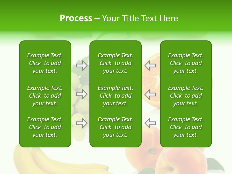 Cluster White Peach PowerPoint Template