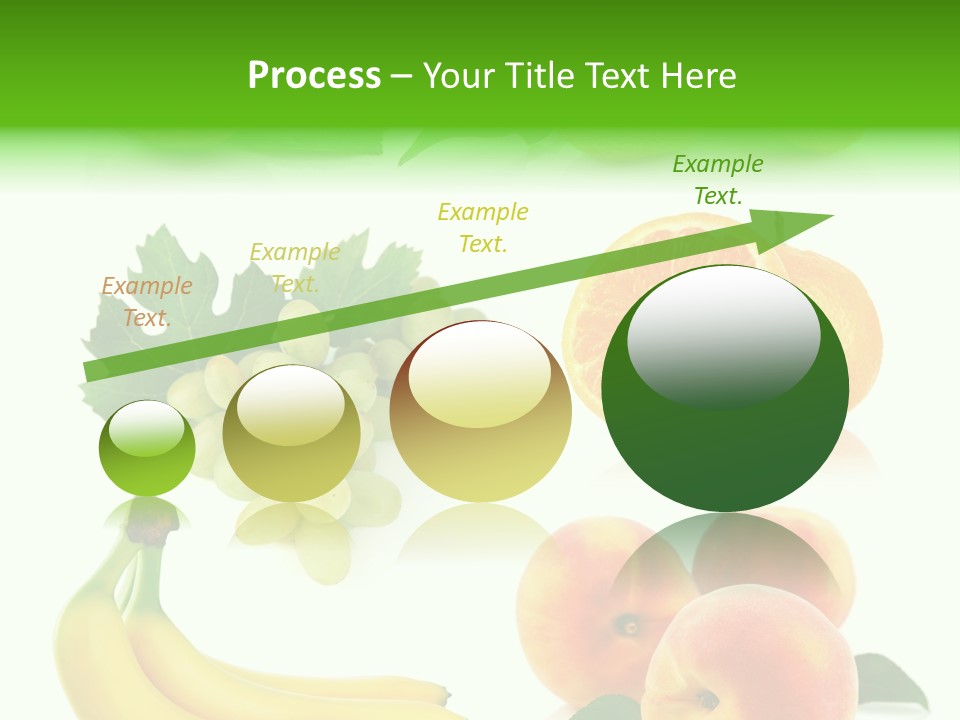 Cluster White Peach PowerPoint Template