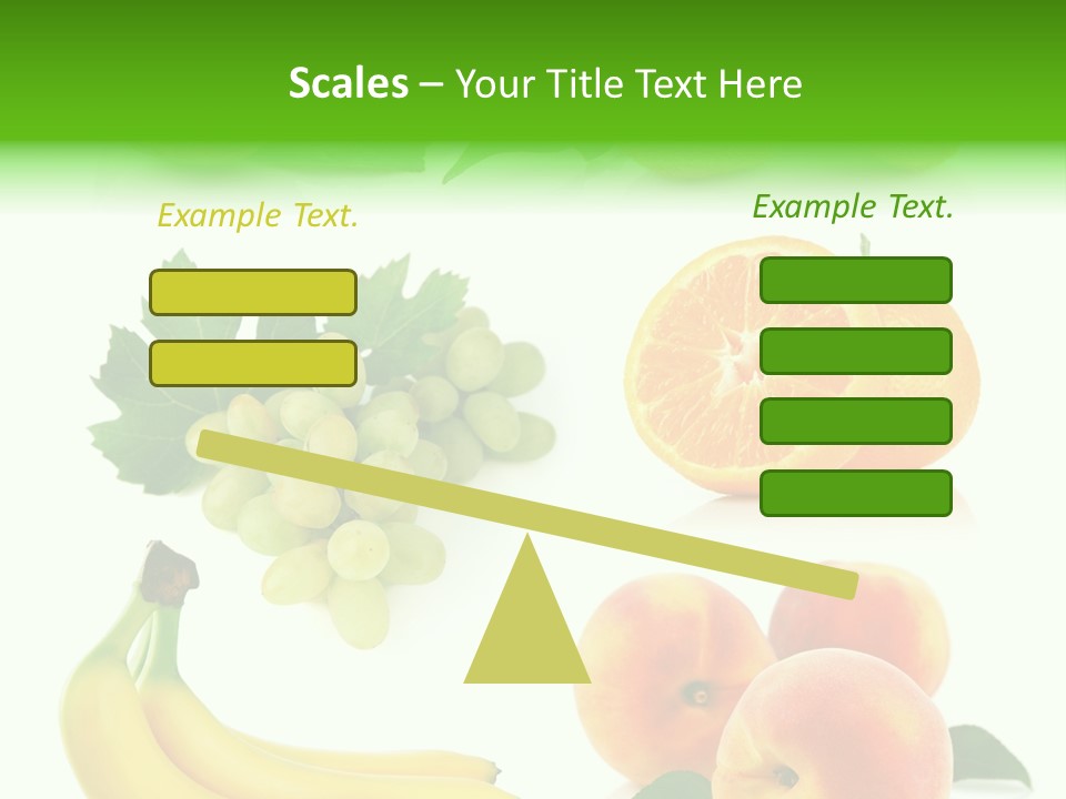 Cluster White Peach PowerPoint Template