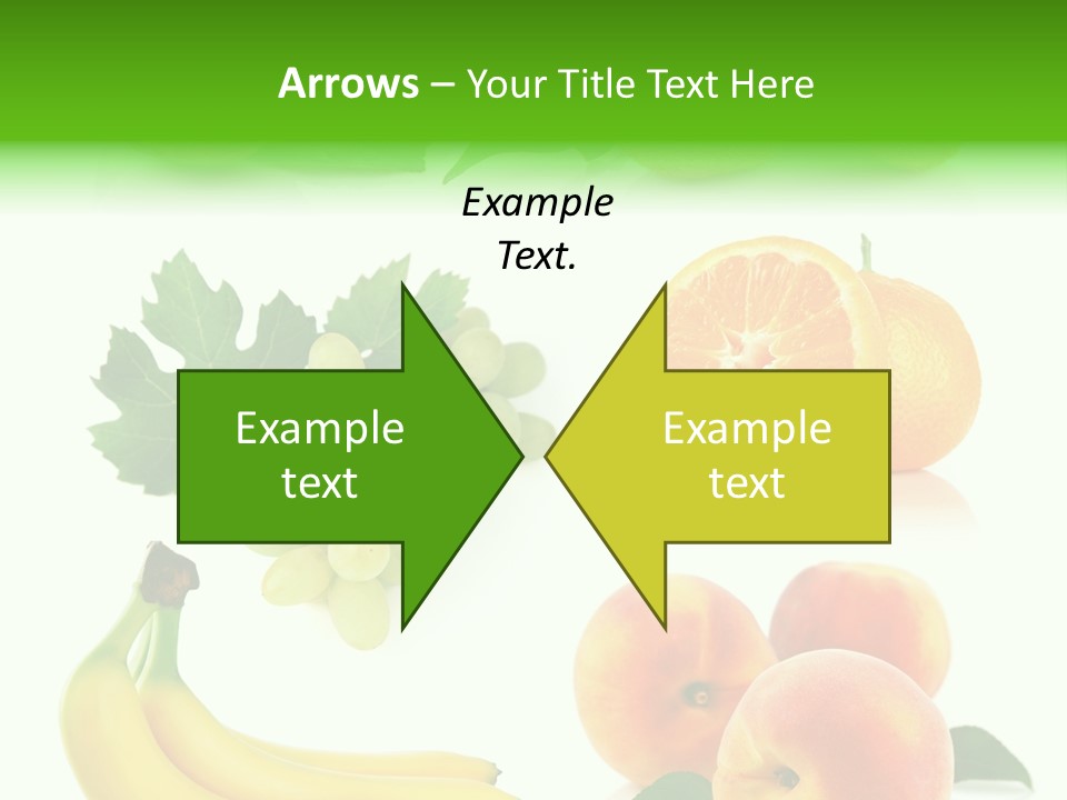 Cluster White Peach PowerPoint Template