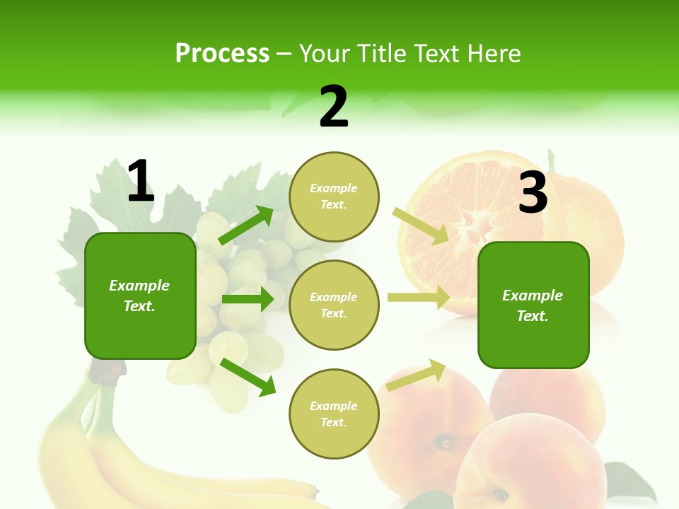 Cluster White Peach PowerPoint Template