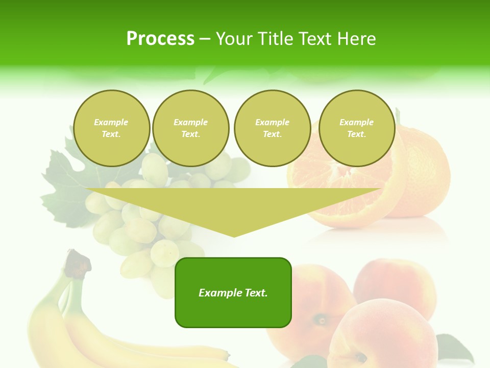 Cluster White Peach PowerPoint Template