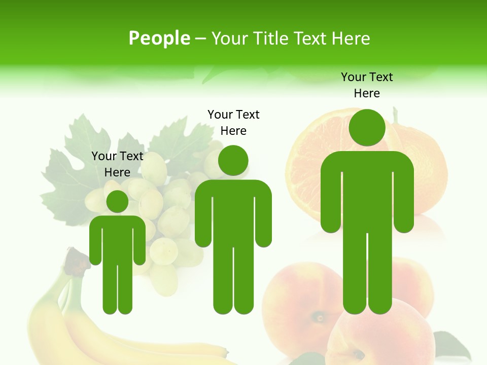 Cluster White Peach PowerPoint Template