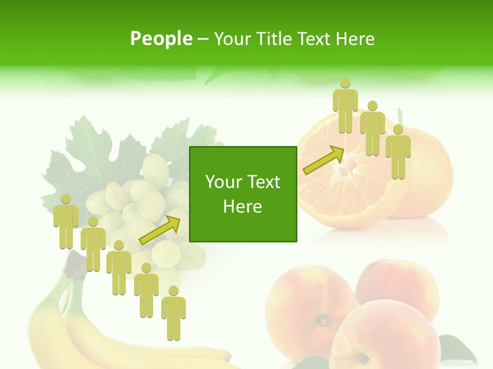 Cluster White Peach PowerPoint Template