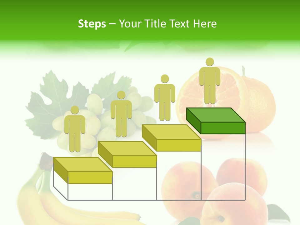 Cluster White Peach PowerPoint Template