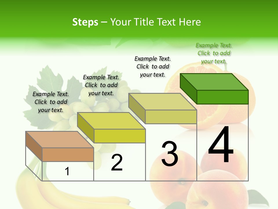 Cluster White Peach PowerPoint Template