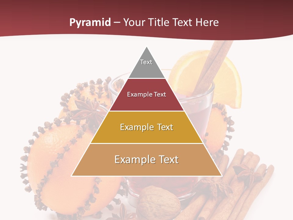 Winter Xmas Orange PowerPoint Template