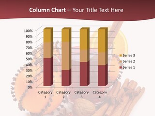 Winter Xmas Orange PowerPoint Template