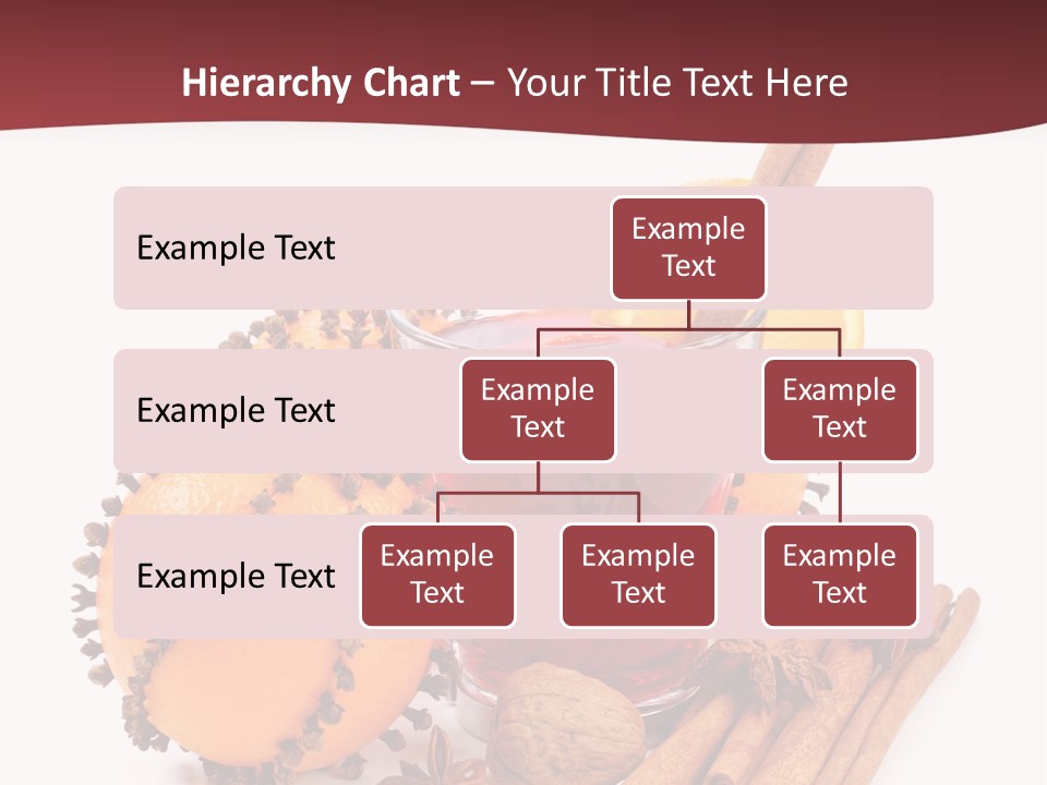 Winter Xmas Orange PowerPoint Template