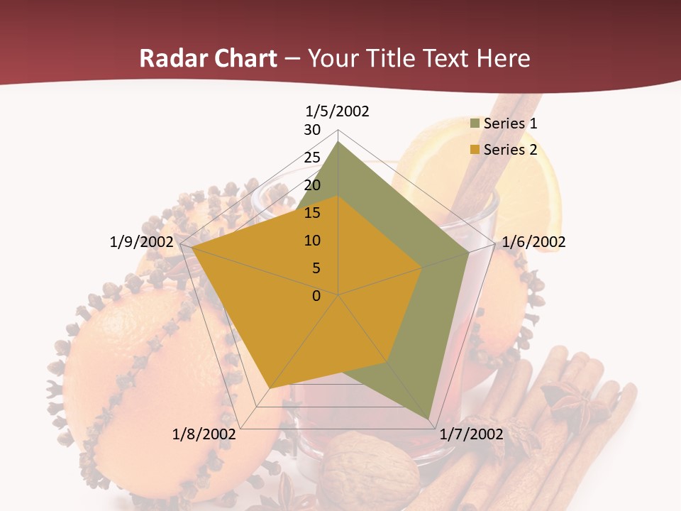 Winter Xmas Orange PowerPoint Template
