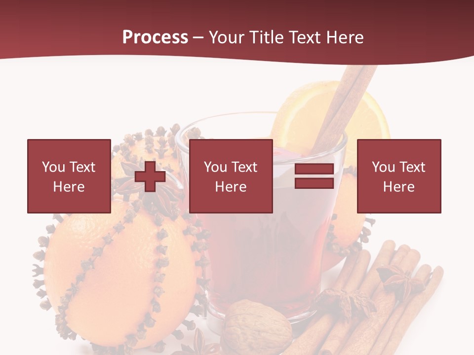 Winter Xmas Orange PowerPoint Template