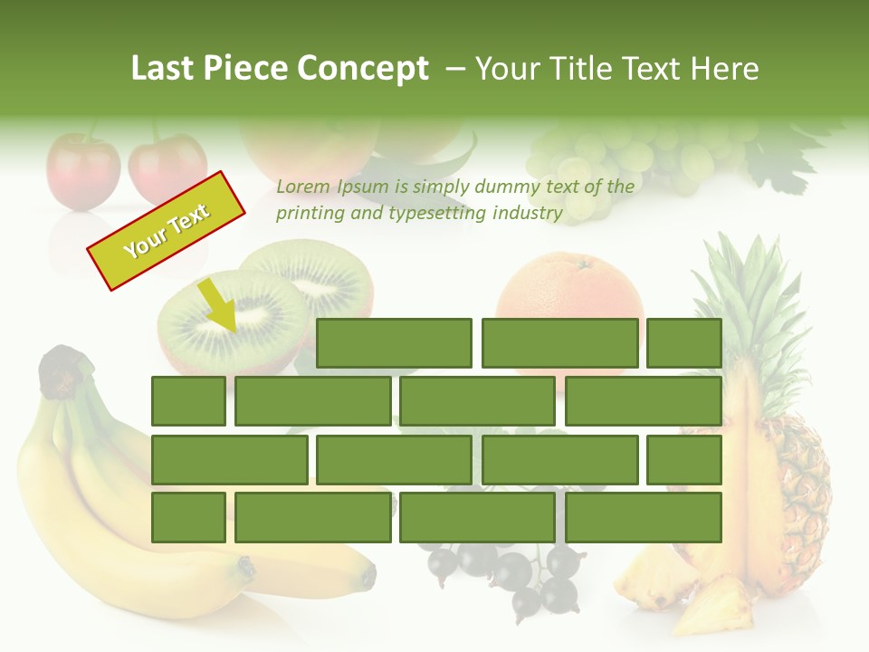 Still Life Background Isolated PowerPoint Template