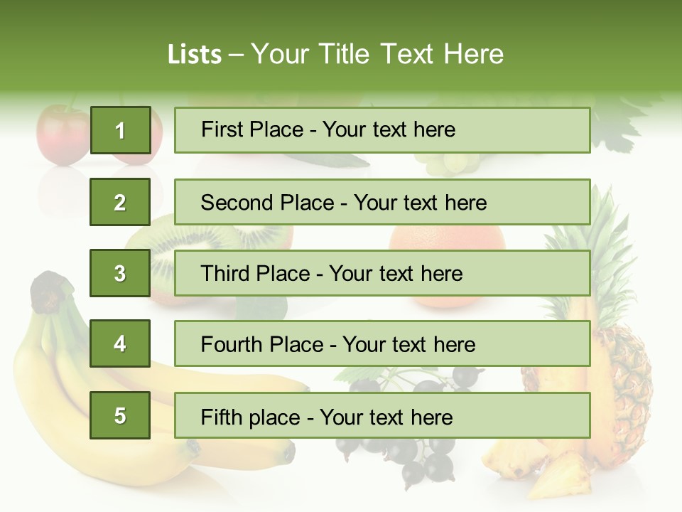 Still Life Background Isolated PowerPoint Template