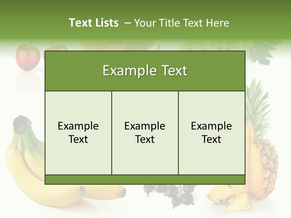 Still Life Background Isolated PowerPoint Template