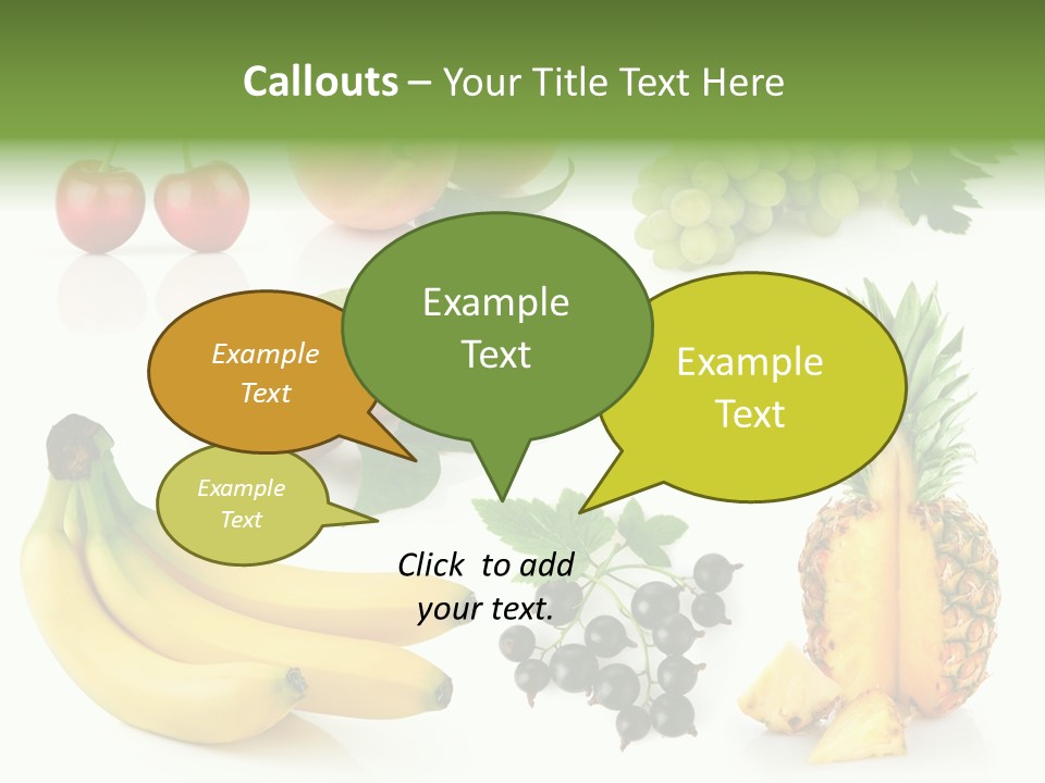 Still Life Background Isolated PowerPoint Template