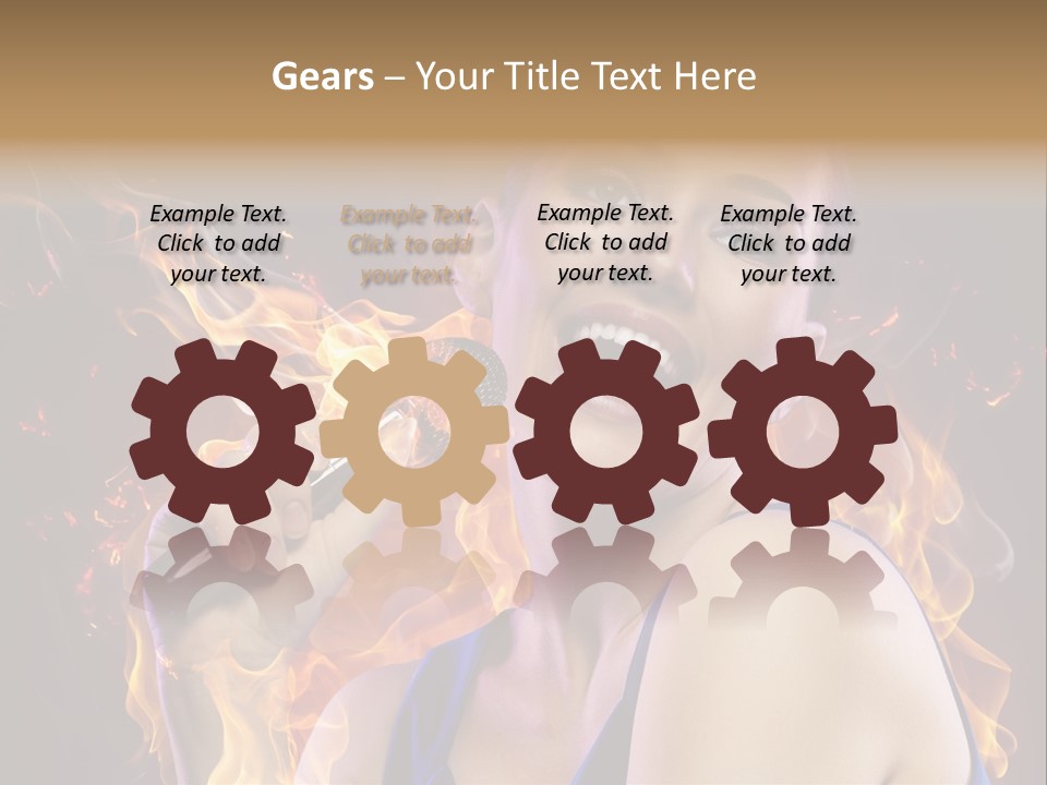 Performance Singing Party PowerPoint Template