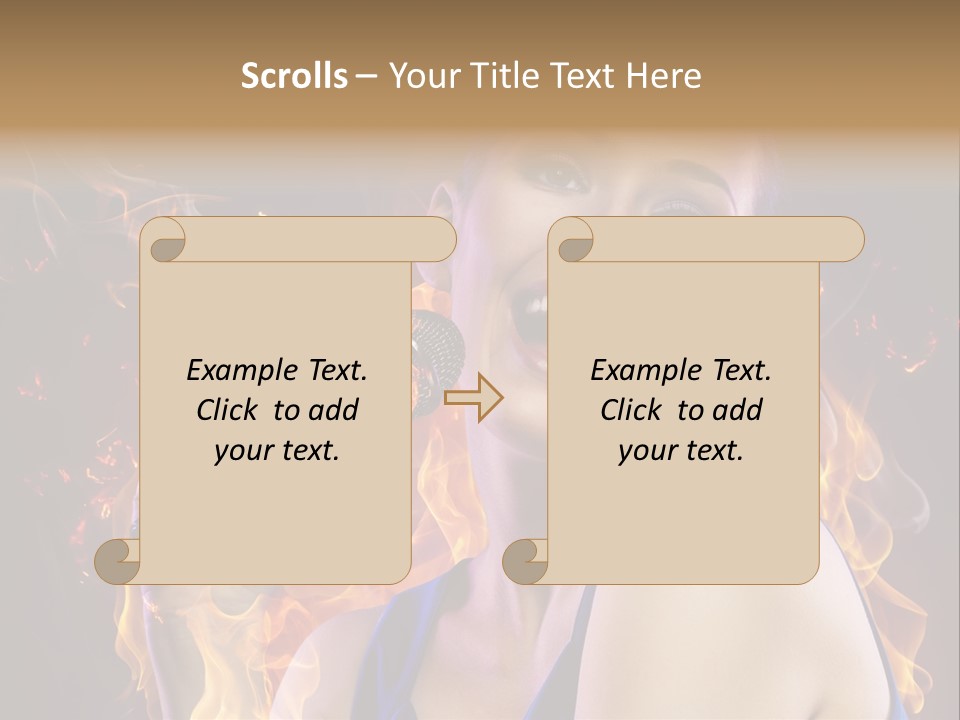 Performance Singing Party PowerPoint Template