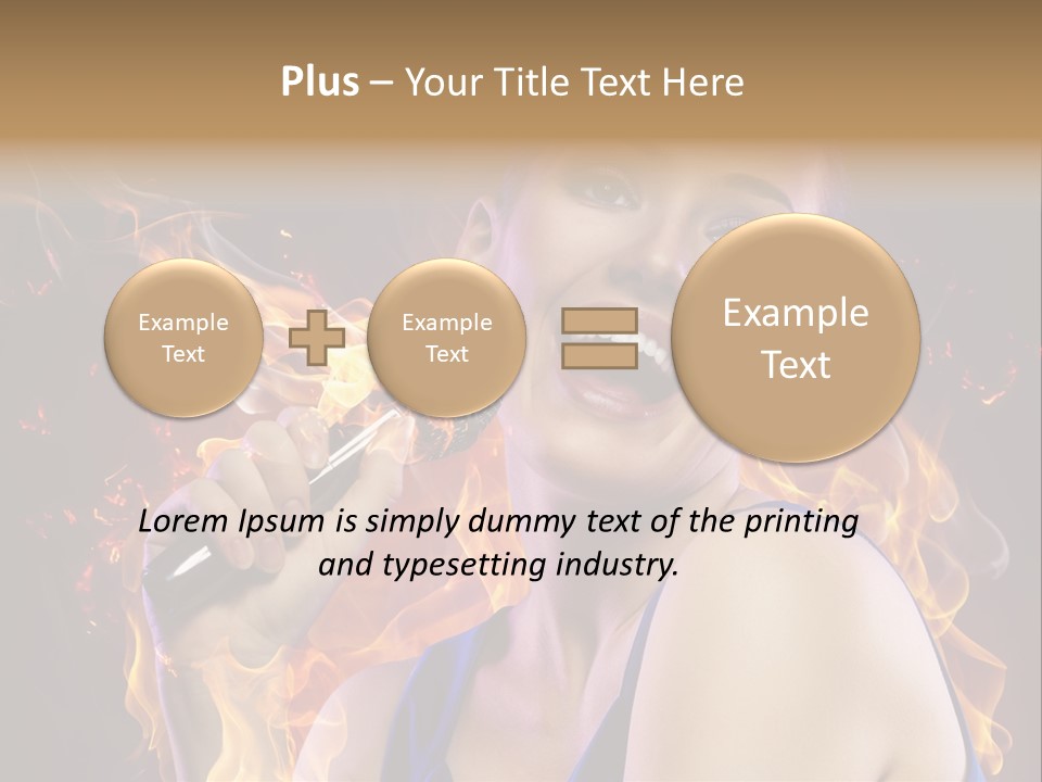 Performance Singing Party PowerPoint Template