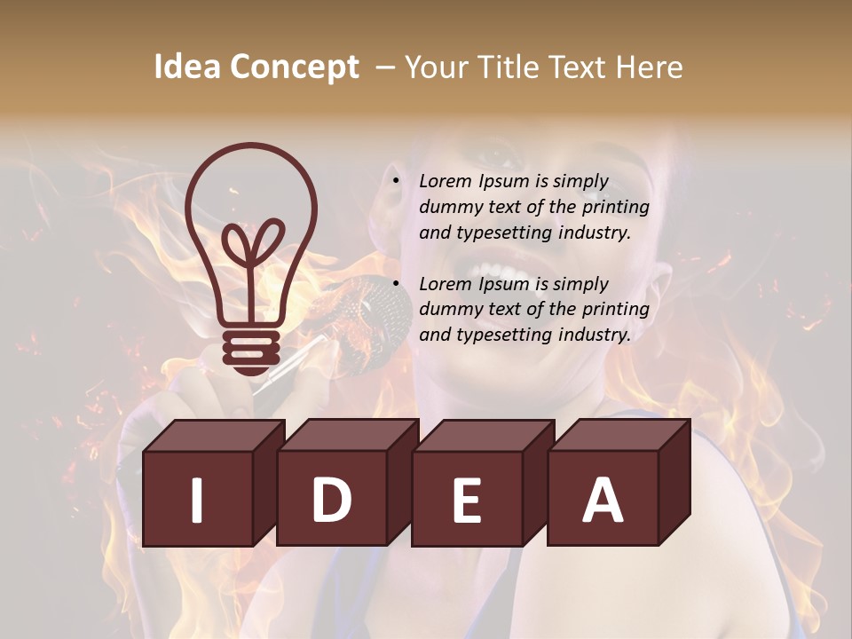 Performance Singing Party PowerPoint Template