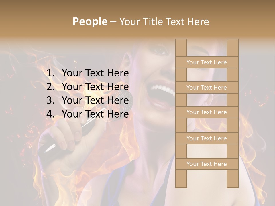 Performance Singing Party PowerPoint Template