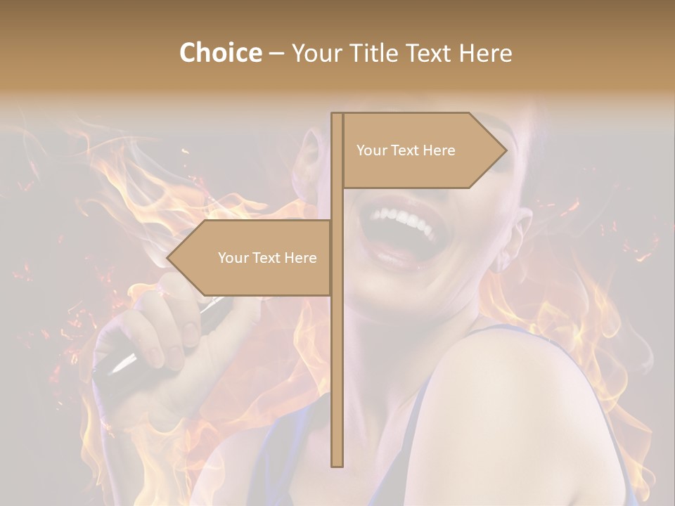 Performance Singing Party PowerPoint Template