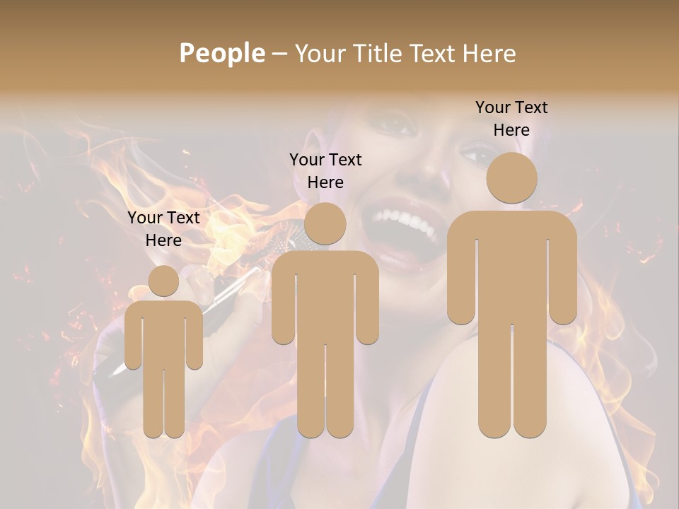 Performance Singing Party PowerPoint Template