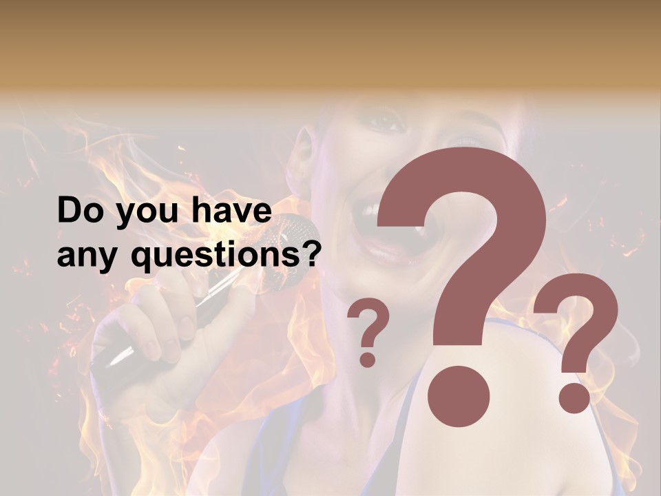 Performance Singing Party PowerPoint Template