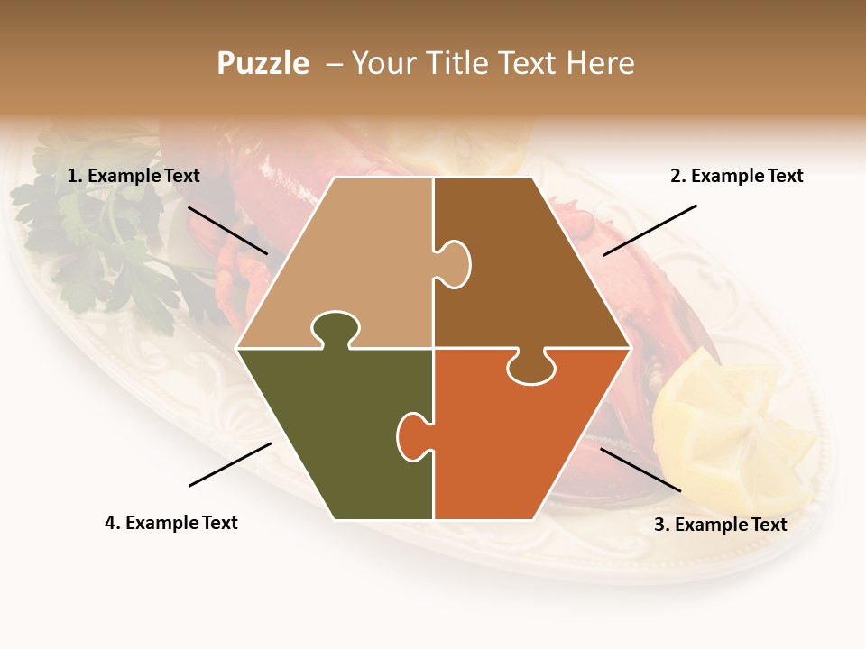 Shell Gourmet Dinner PowerPoint Template