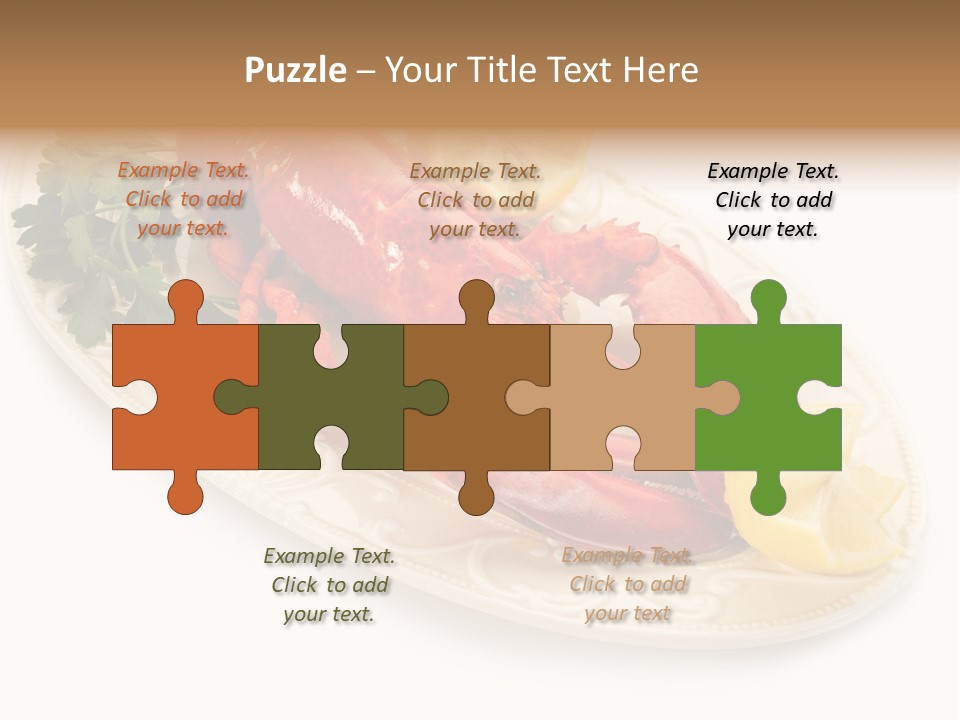 Shell Gourmet Dinner PowerPoint Template