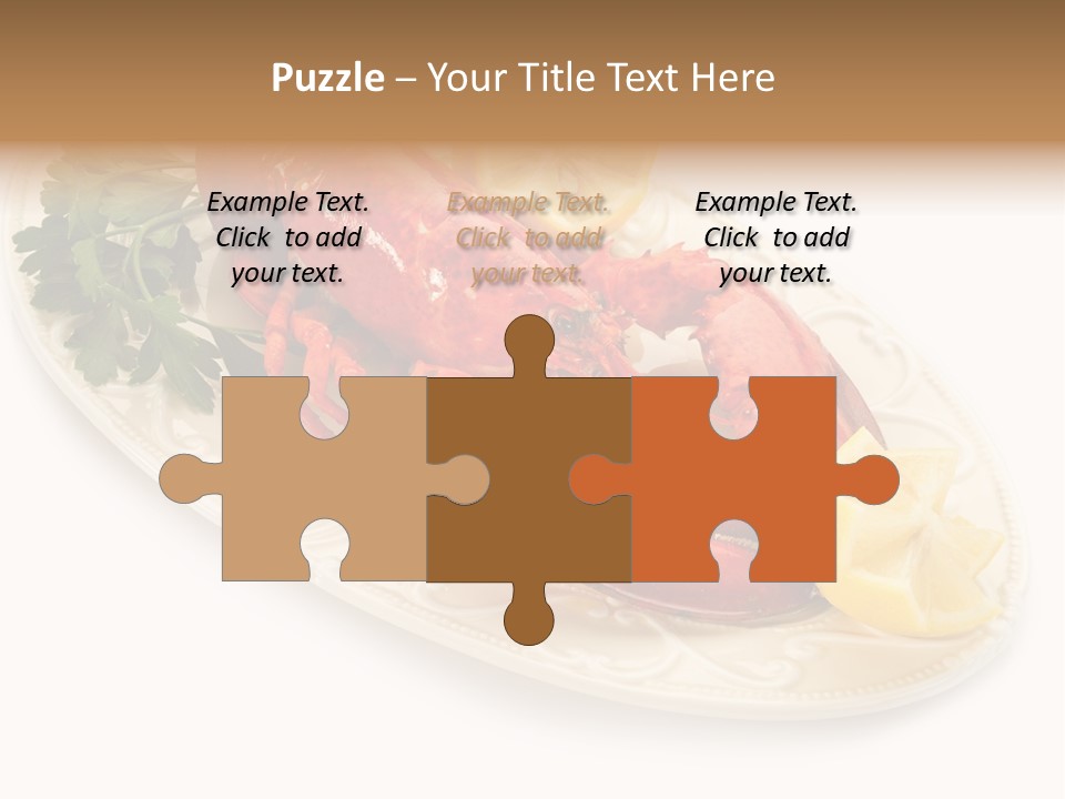 Shell Gourmet Dinner PowerPoint Template