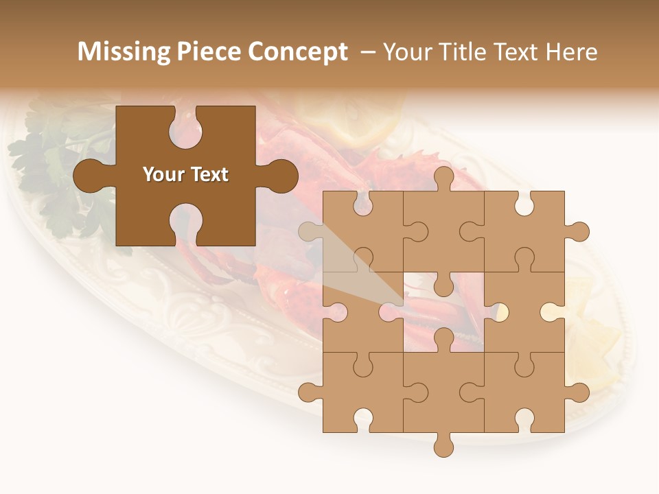 Shell Gourmet Dinner PowerPoint Template