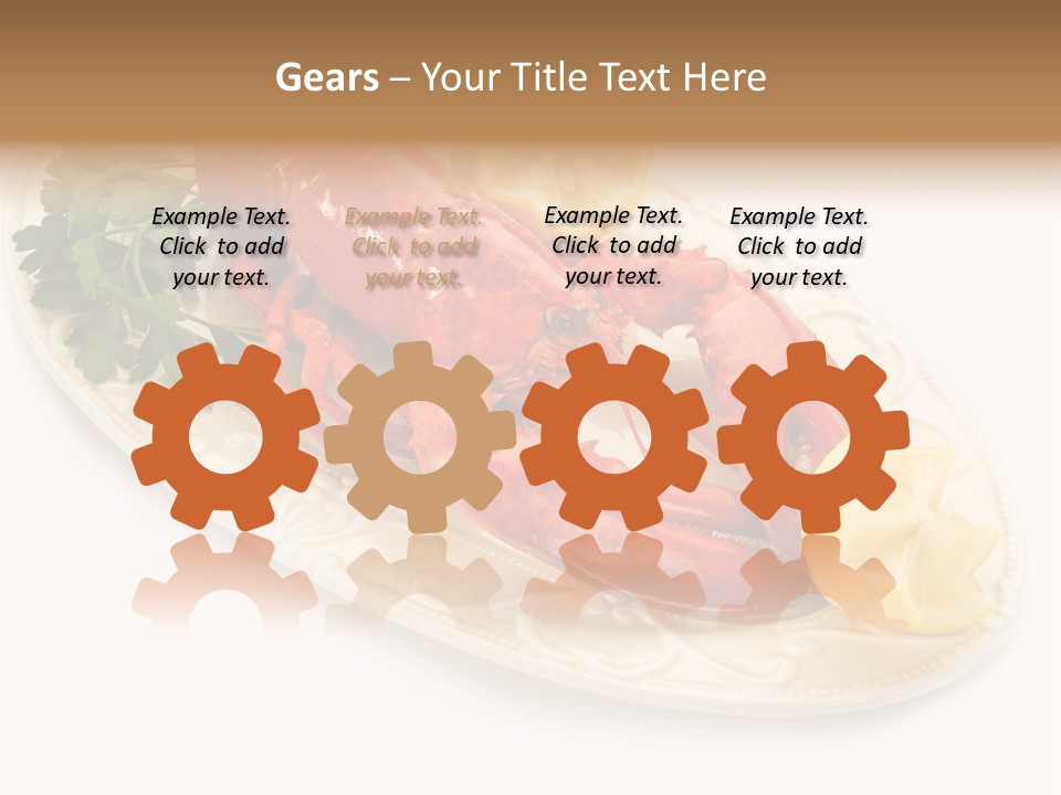 Shell Gourmet Dinner PowerPoint Template