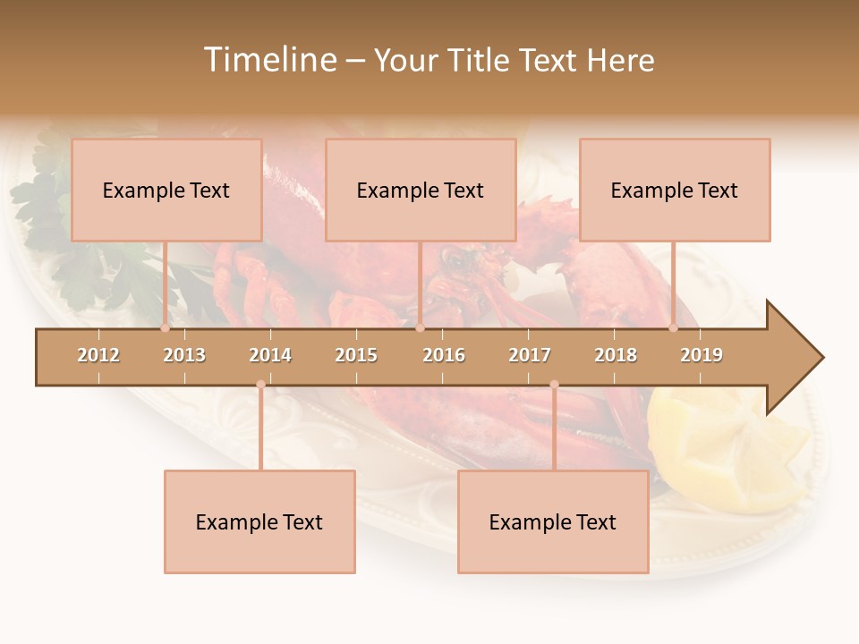 Shell Gourmet Dinner PowerPoint Template