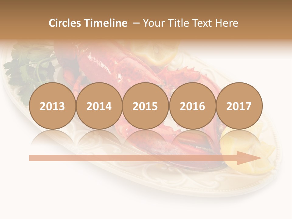 Shell Gourmet Dinner PowerPoint Template