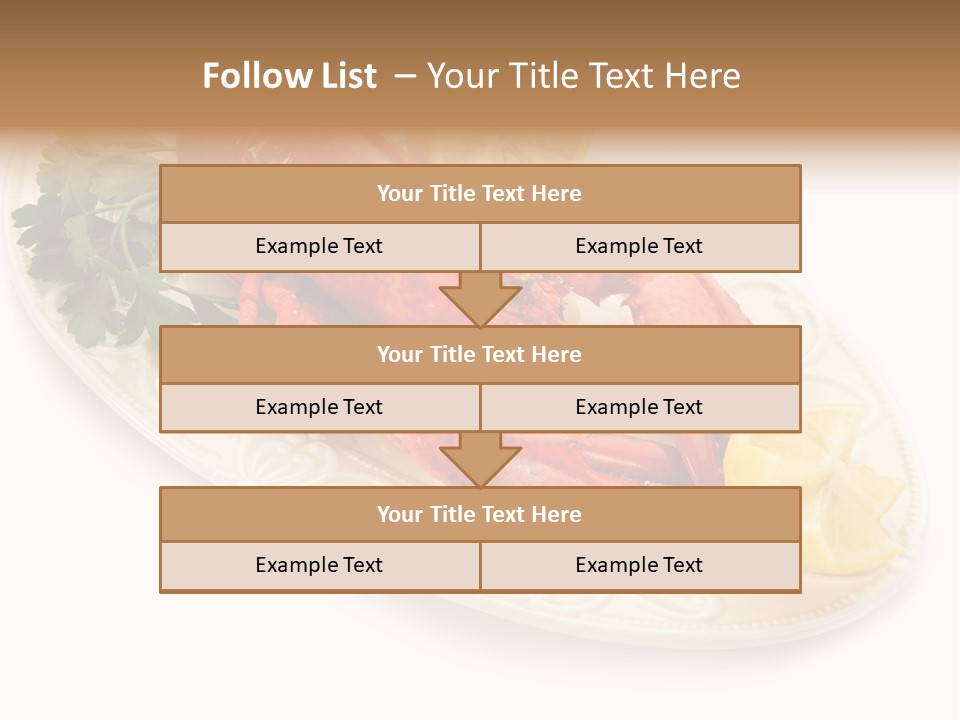 Shell Gourmet Dinner PowerPoint Template
