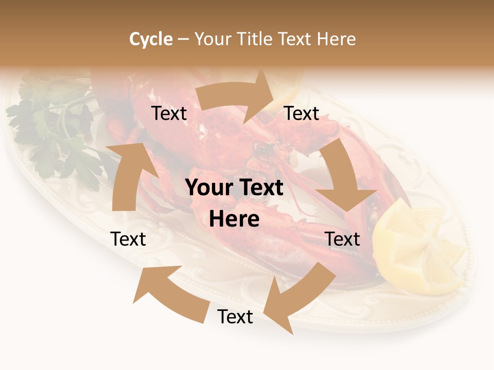 Shell Gourmet Dinner PowerPoint Template